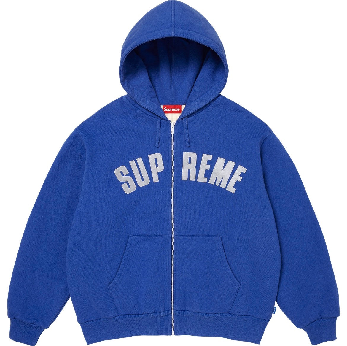 Arc Thermal Lined Zip Up Hooded Sweatshirt (Blue)