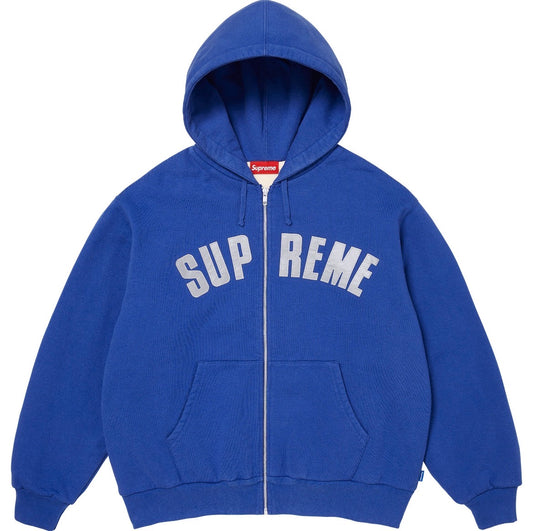 Arc Thermal Lined Zip Up Hooded Sweatshirt (Blue)