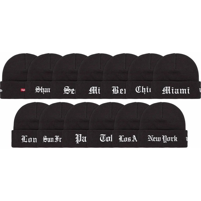 Supreme New Era Shop Beanie (NEW YORK)