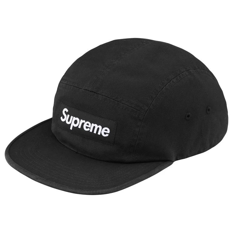 Supreme Washed Chino Twill Camp Cap