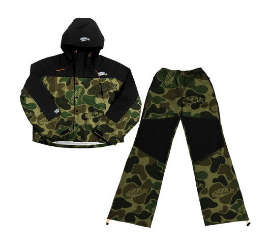 RoughPlay Water Resistance Tracksuit (GRN Camo)