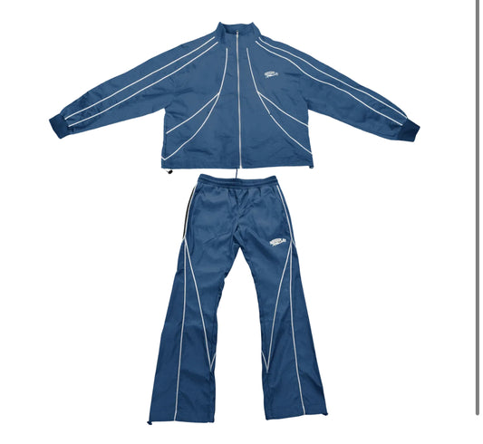 RoughPlay🩹Reflective TrackSuit (Blue)