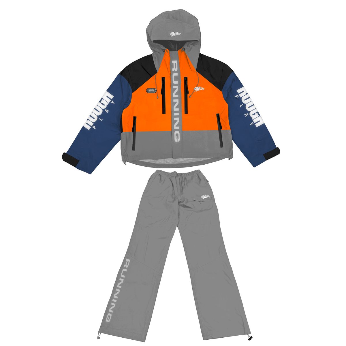 ROUGH PLAY ORANCE/ROYAL WATER RESISTANCE TRACKSUIT