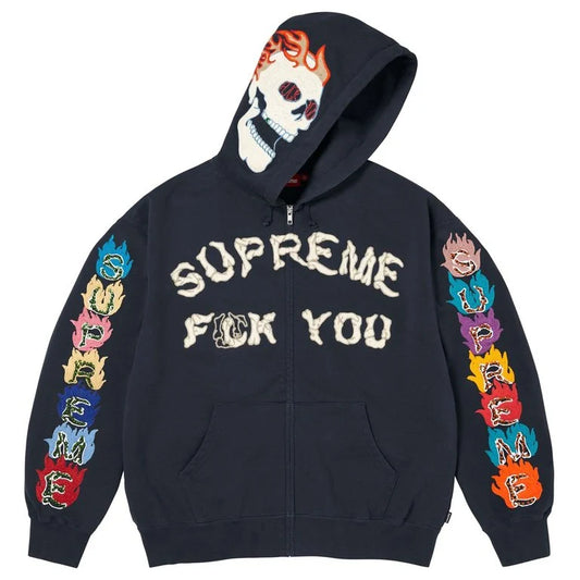 Supreme F*ck You Zip Up Hoodie