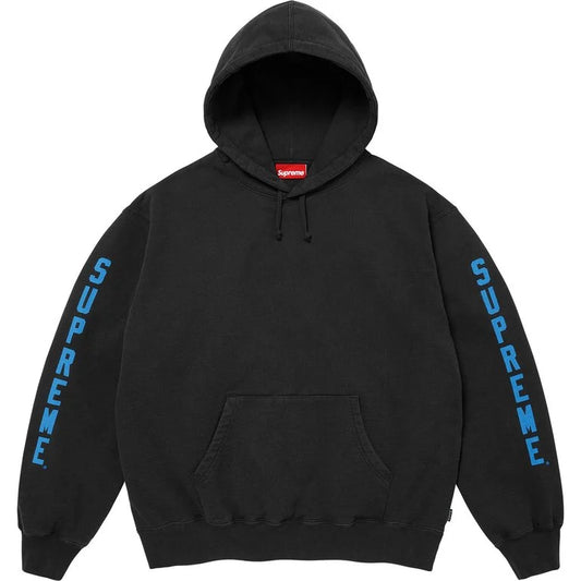 SUPREME Washed Logo Hooded Sweatshirt