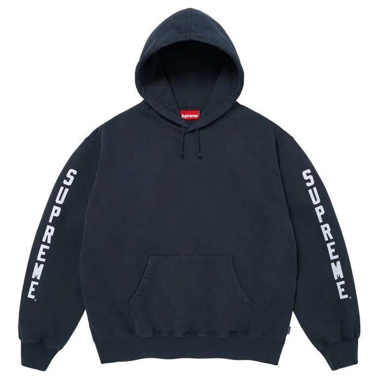 SUPREME Washed Logo Hooded Sweatshirt