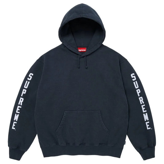 SUPREME Washed Logo Hooded Sweatshirt