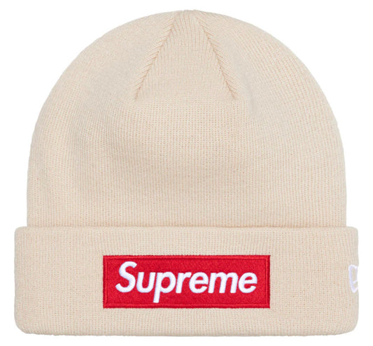 Supreme New Era Bogo Beanie (Cream)