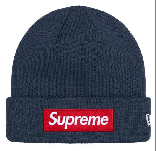 Supreme New Era Bogo Beanie (Navy Blue)