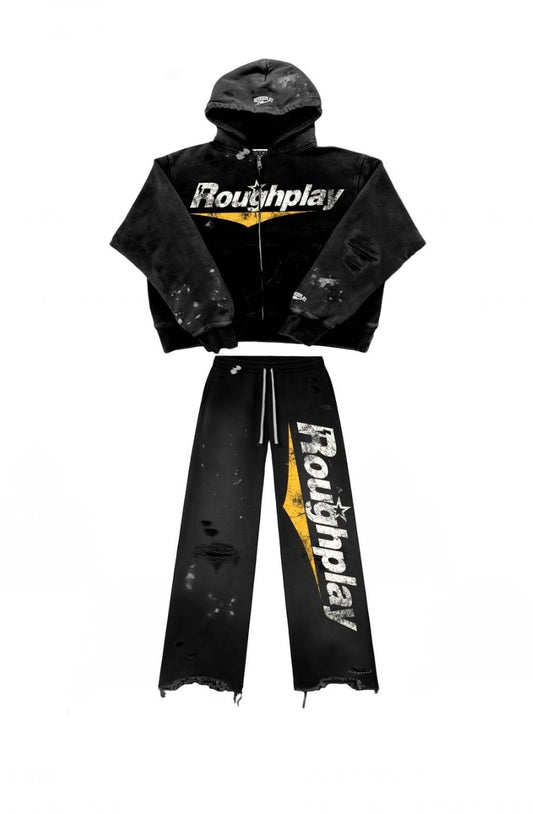 Roughplay Black/Yellow Sweatsuit