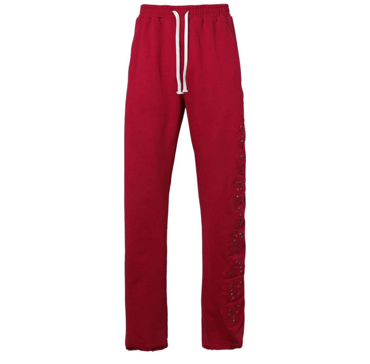 Crimson Patch Zip Up Sweatsuit