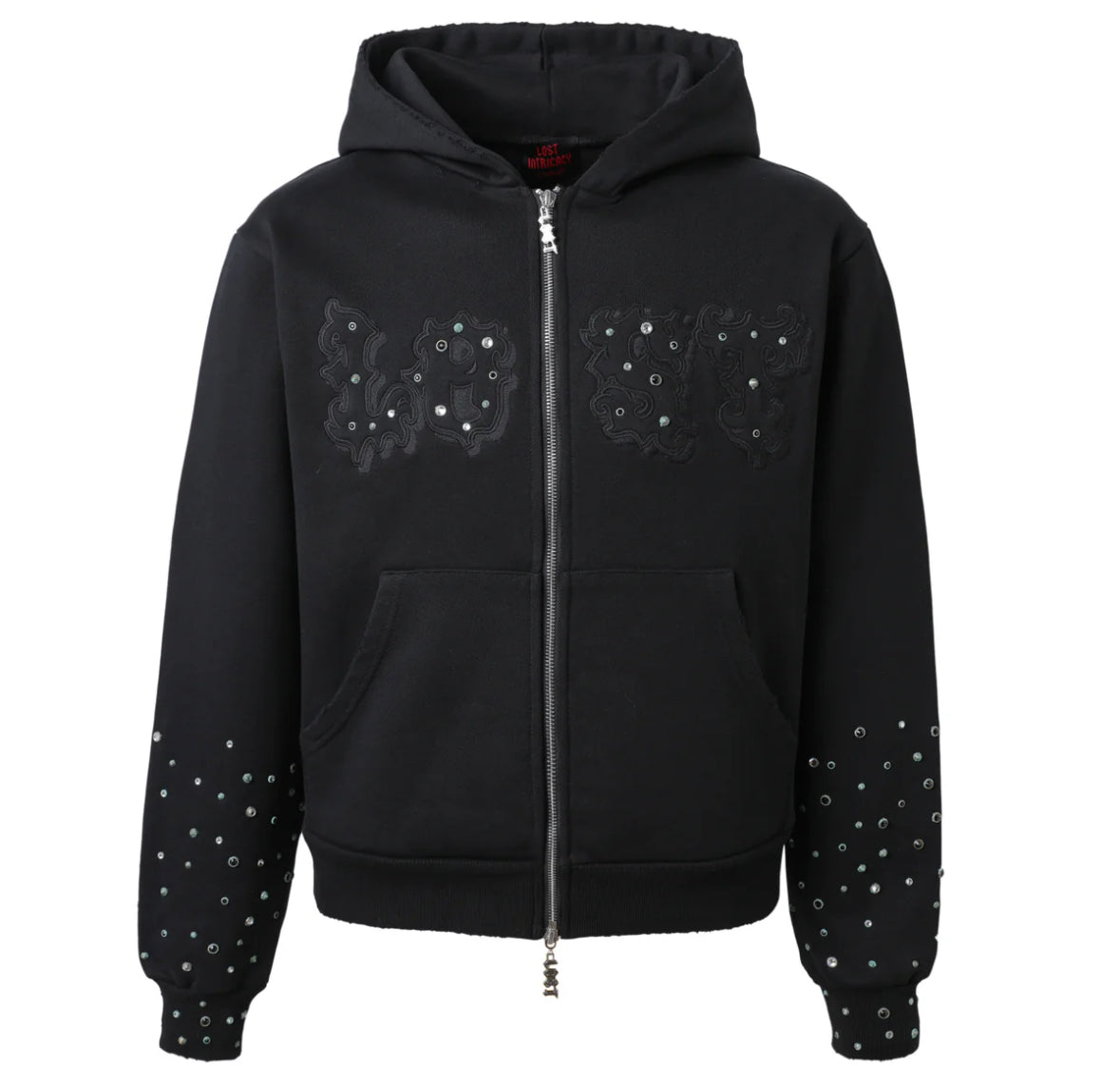 Crimson Patch Zip Up