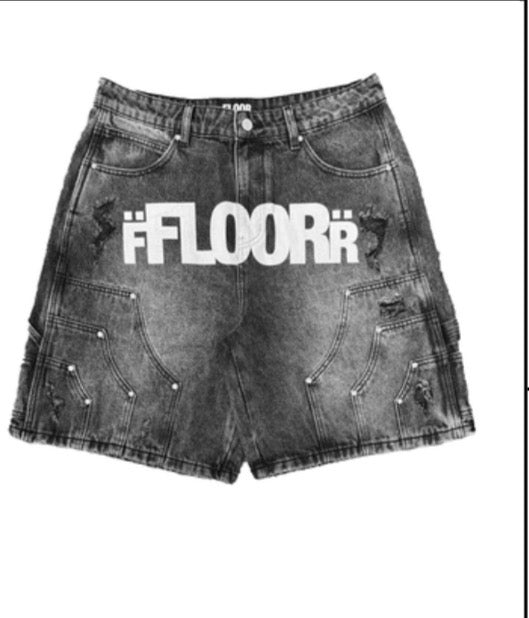 Floo941 Grey Uniform Jorts