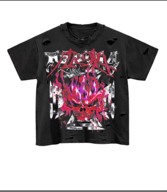 FLOOR914 ScarLet Skull T