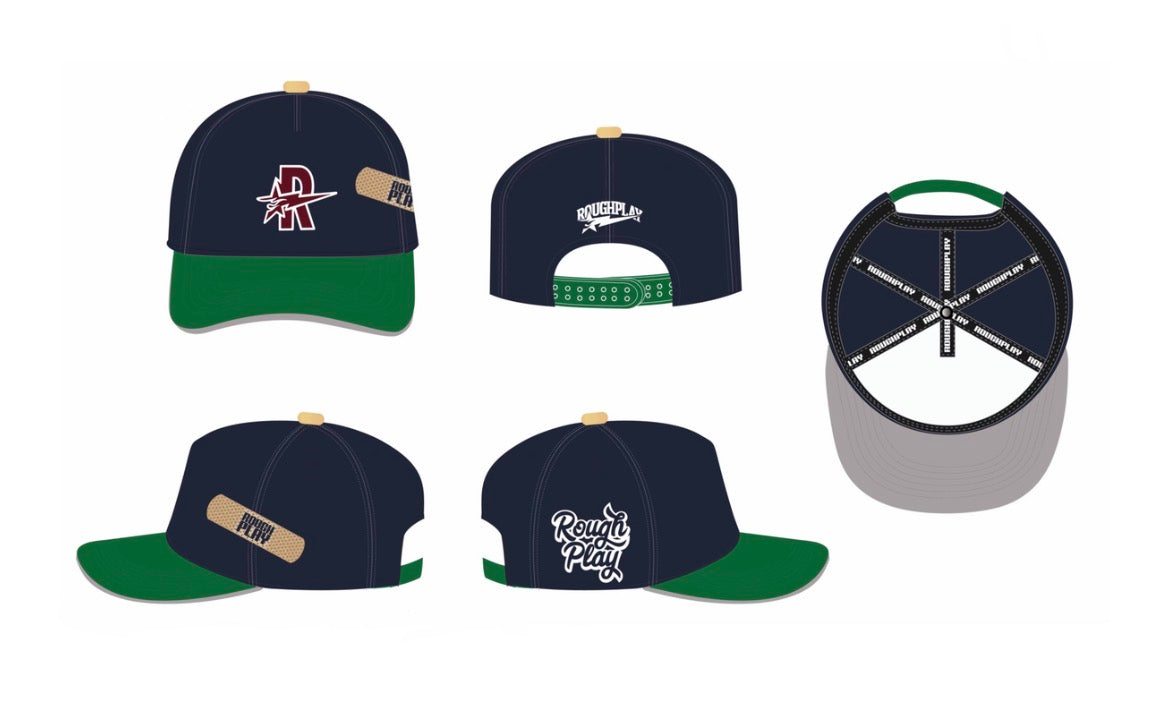 Roughplay Hat (Navy/Burgendy/Green)