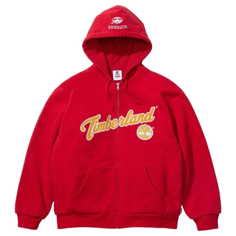 Supreme®/Timberland® Thermal Lined Zip Up Hooded Sweatshirt