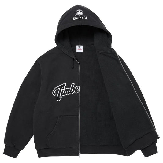 Supreme®/Timberland® Thermal Lined Zip Up Hooded Sweatshirt
