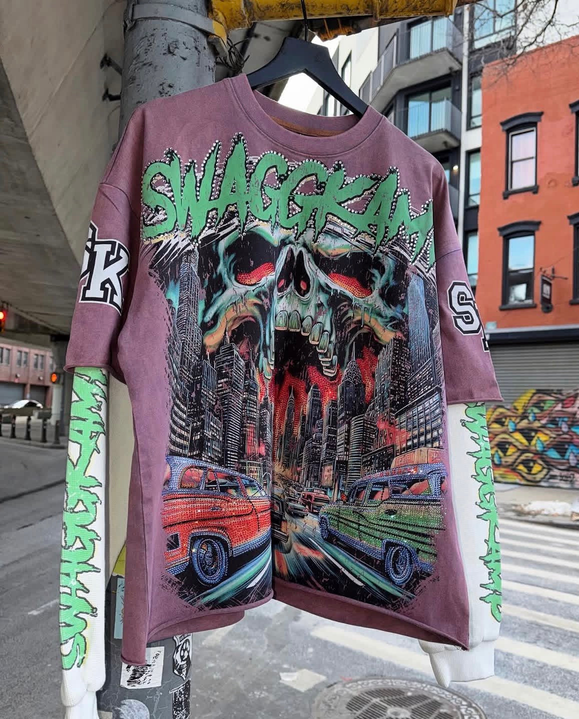 SWAGGKAMP Brown Longsleeve