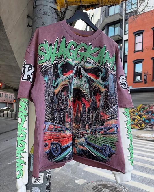 SWAGGKAMP Brown Longsleeve