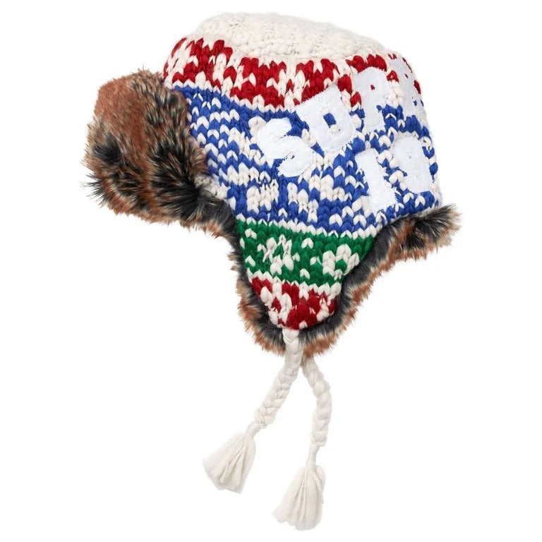 Supreme Crochet Earflap Beanie