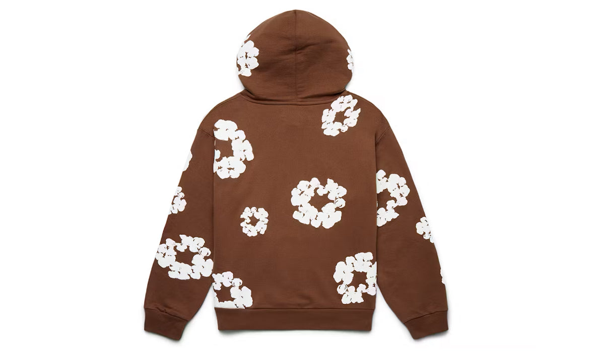 Denim Tear Hoodie Brown