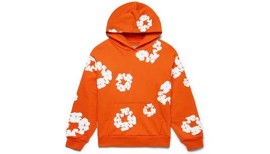Denim Tear Hoodie Orange