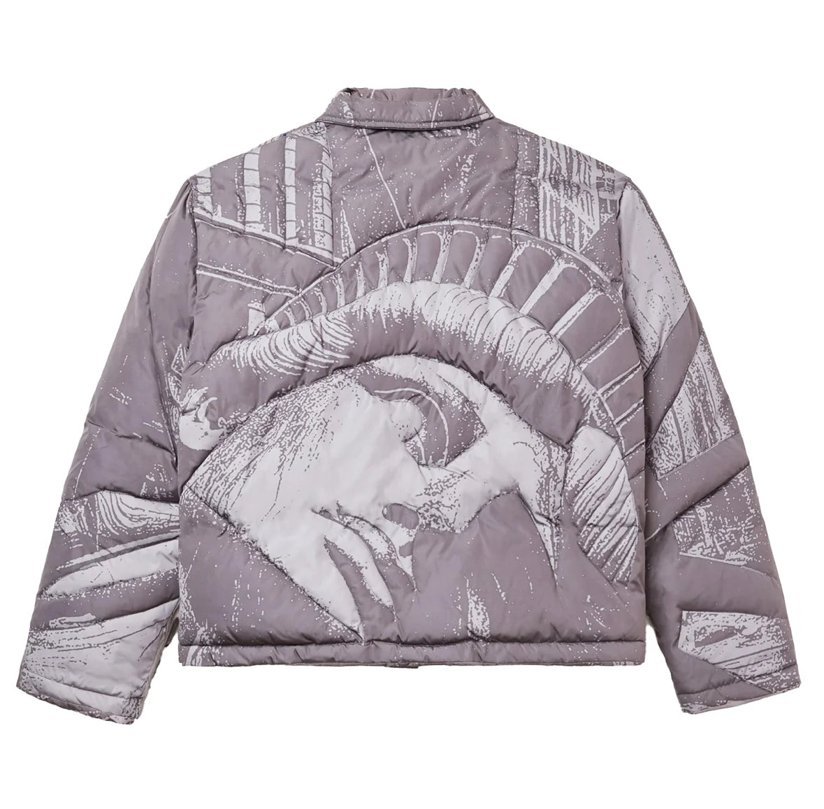 VALE FOREVER NEW YORK PUFFER JACKET GREY