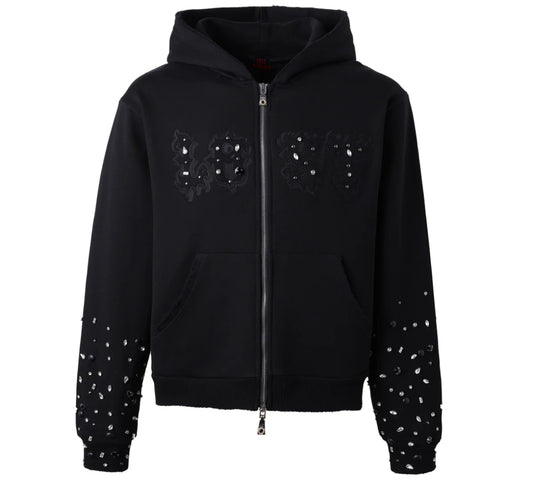 Lost Intricacy Blackout Patch Zip Up