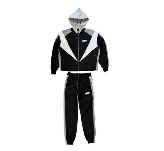 RoughPlay🩹TrackSuit (BLK/GRY)