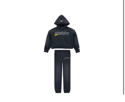 RoughPlay🩹Sweatsuit (NVY/GLD)