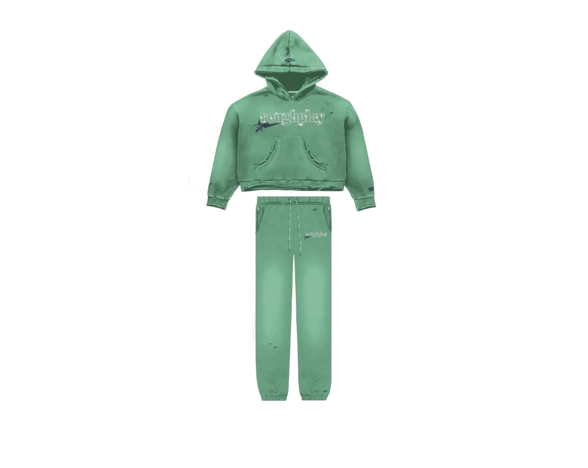 RoughPlay🩹Sweatsuit (GRN/NVY)