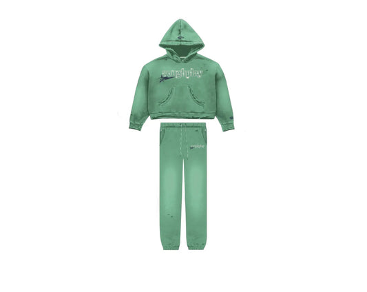 RoughPlay🩹Sweatsuit (GRN/NVY)