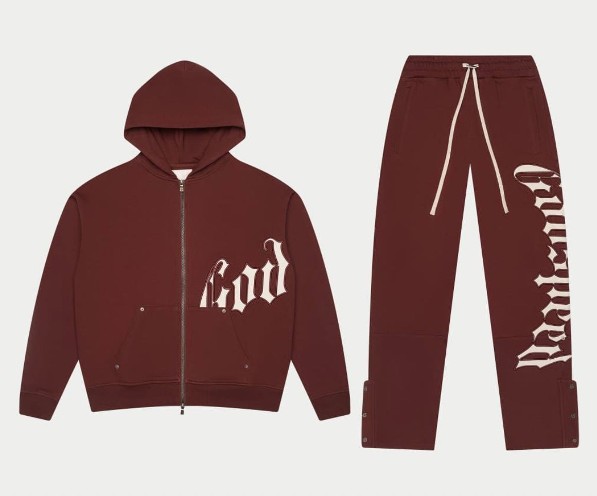 Godspeed OG Logo Sweatsuit v2 (Brown)