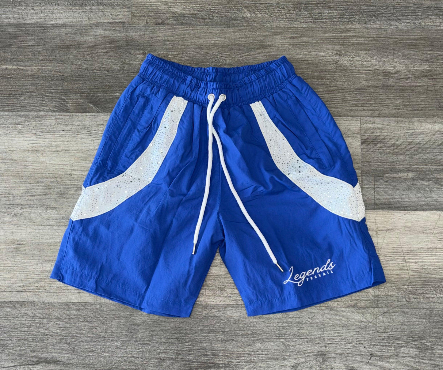 Legends Prevail Windbreakers short set Royal Blue