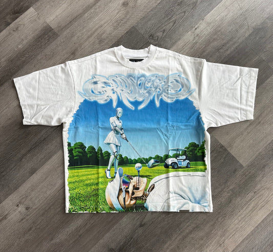 Godspeed- Up2par T-shirt-White