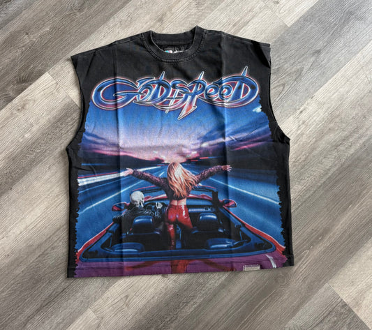 Godspeed-Fun-Sleeveless-T-Shirt-Black Wash
