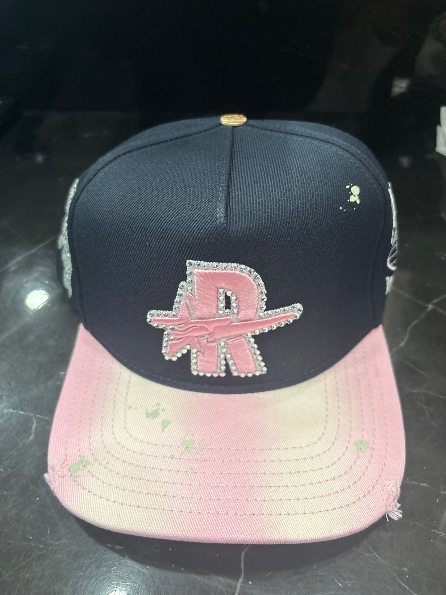 ROUGHPLAY CLOTHING Vintage Snapback at Gravity NYC Pink/Navy