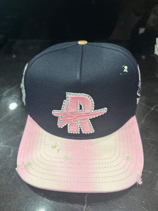 ROUGHPLAY CLOTHING Vintage Snapback at Gravity NYC Pink/Navy