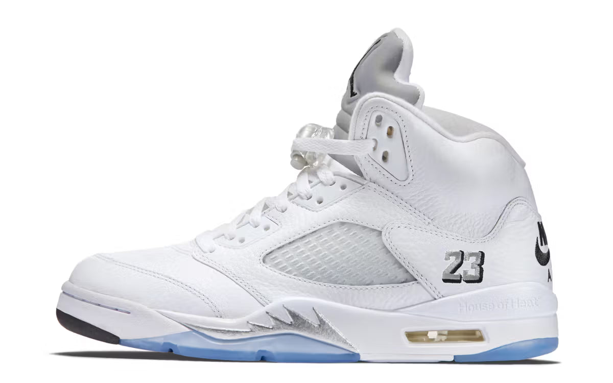 Air Jordan 5 "White Metallic"