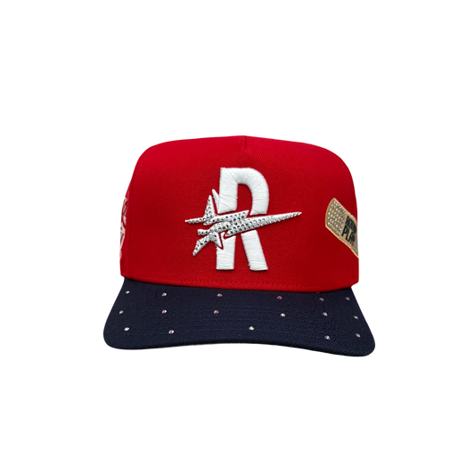 RoughPlay🩹SnapBack Red/Navy (STONES)