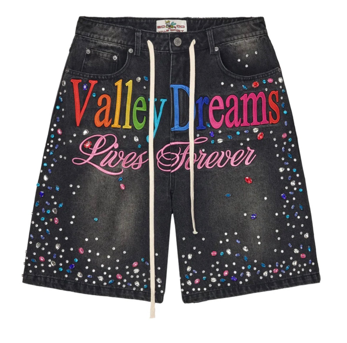 Vale ice cream jorts black