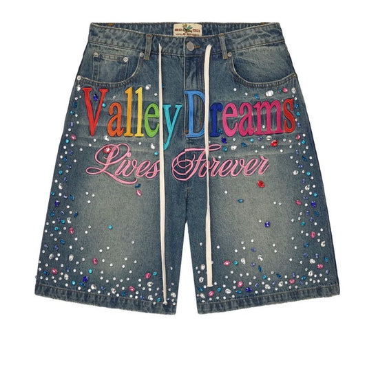 Vale ice cream Blue wash jorts