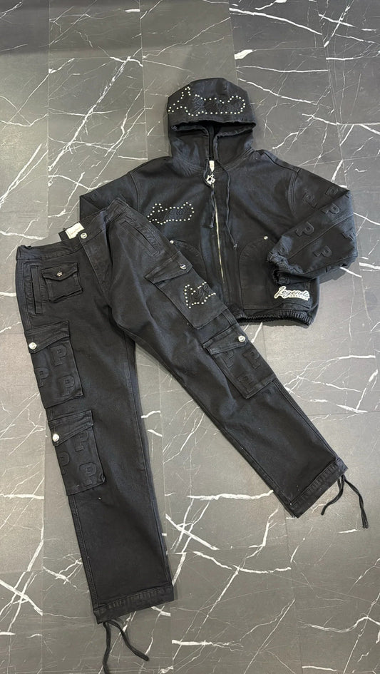 Legends Prevail Denim Set (BLACK)