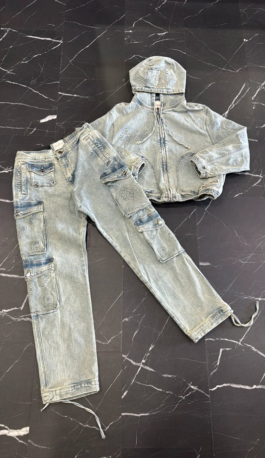 Legends Prevail Denim Set (BLUE)