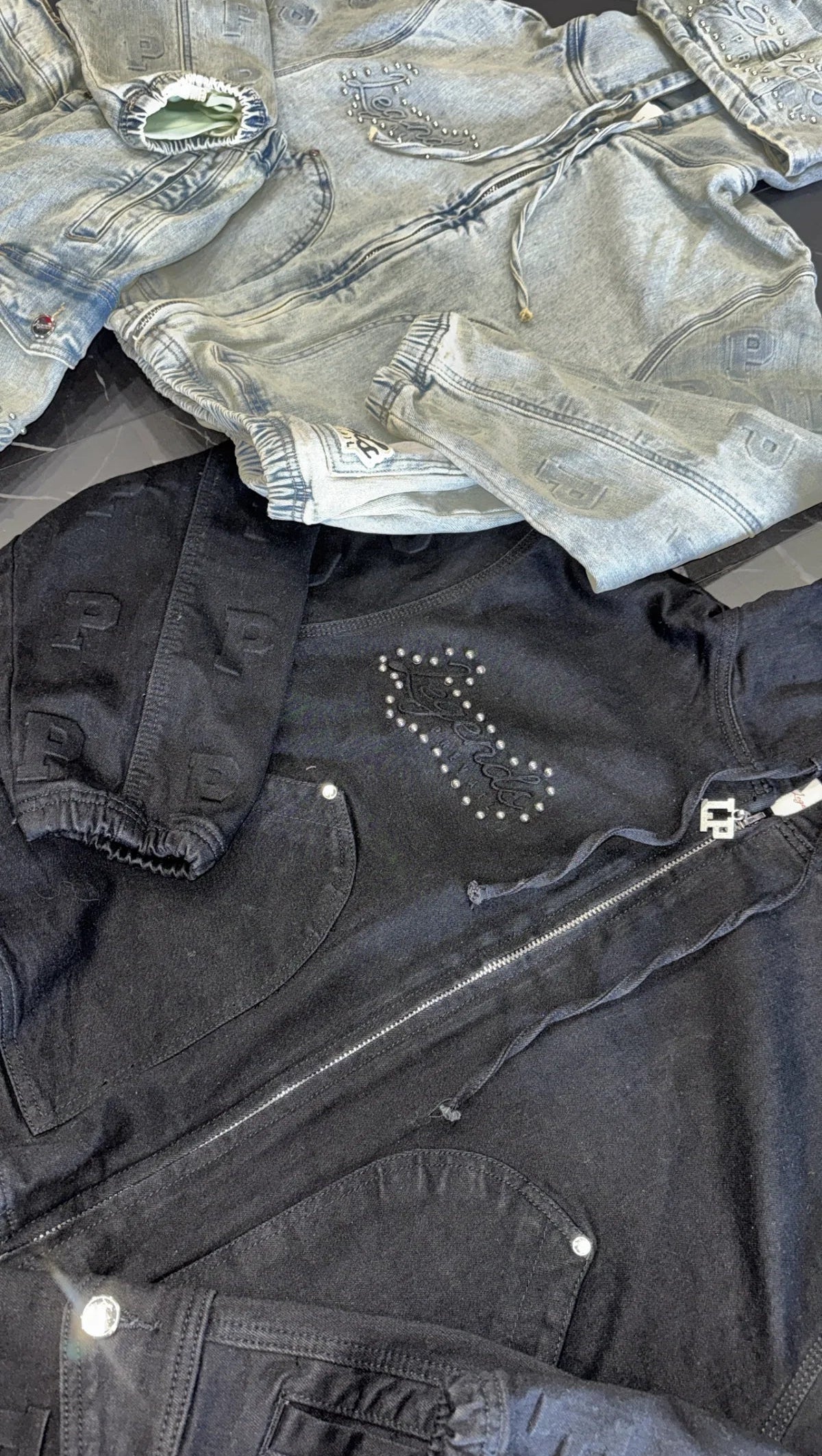 Legends Prevail Denim Set (BLACK)