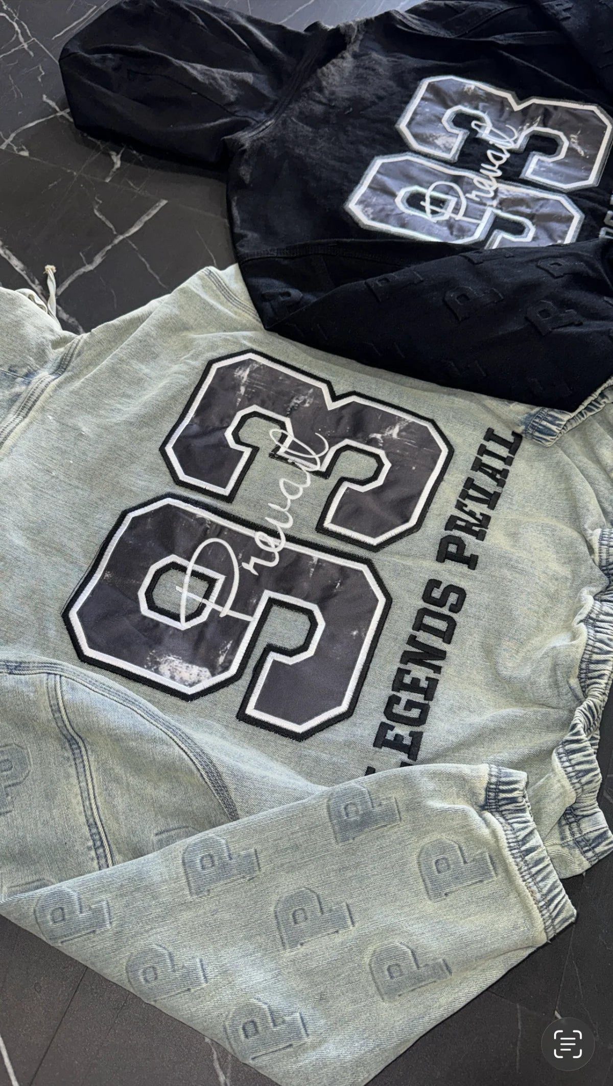 Legends Prevail Denim Set (BLACK)