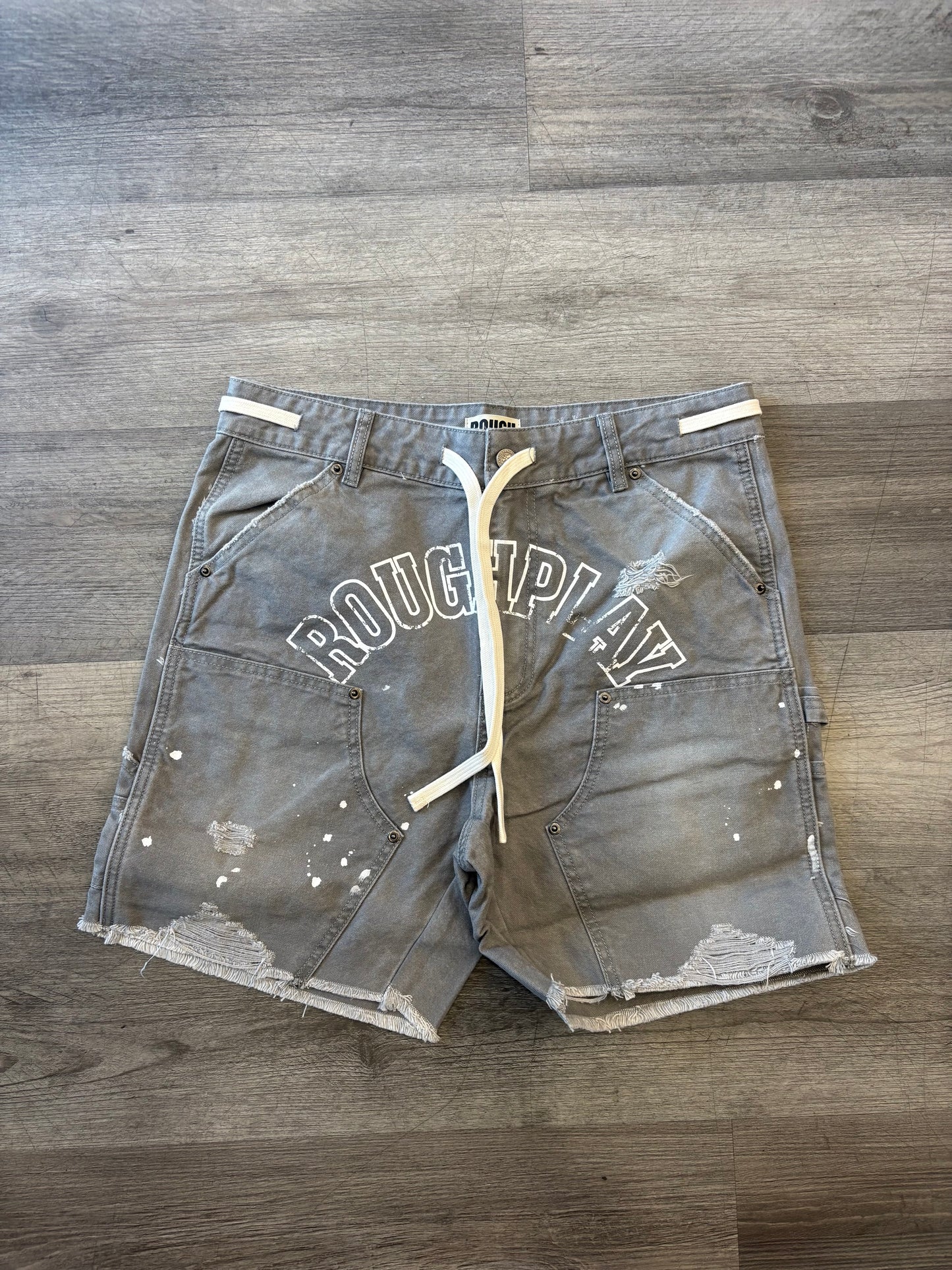 Roughplay grey jorts