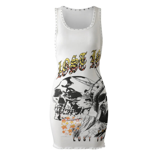 Lost Intricacy White Fatal Empire Dress