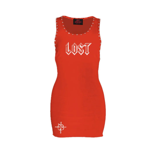 Lost Intricacy Red Icon Dress