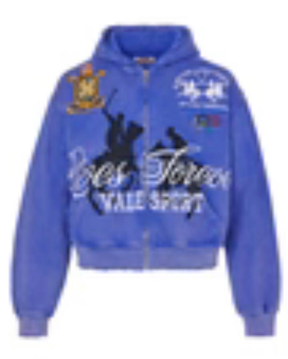 Valley dream Schwab zip up blue